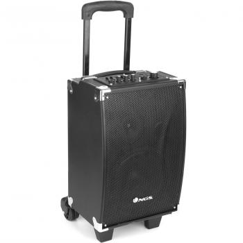 NGS Wild Party - Altavoz Bluetooth portátil, negro