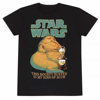 Camiseta Unisex Negra Star Wars - My Kind Of Scum - Talla Mediana