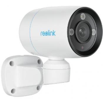 Cámara IP de Vigilancia Reolink RLC-81PA, Blanco, resolución 4MP, visión nocturna, alimentación PoE (Power over Ethernet), lente de 4mm, ángulo de visión amplio, compatible con Alexa y