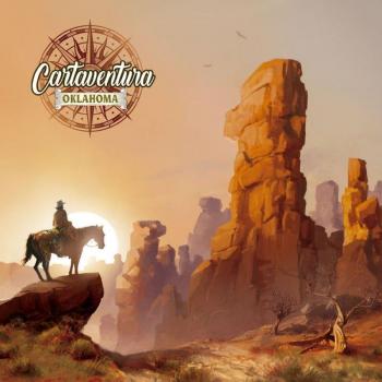 Cartaventura: Oklahoma - Juego de mesa, tipo aventura narrativa, incluye cartas ilustradas, mecánica de decisiones, juego cooperativo para 1-6 jugadores, partidas de aproximadamente 60 minutos, recomendado para mayores de 14 años