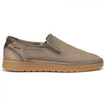 Mocasines de piel para hombre Fluchos Leo F1946 Taupe