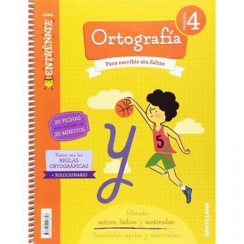 CUADERNO ORTOGRAFIA SERIE ENTRENATE 4 PRIMARIA