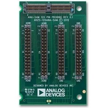 Tablas de desarrollo Evaluación de & kits - kits de desarrollo de MCU DSP/MPU/DSC//FPGA - Add-on BRD ez-extender 120Pin PRBE BRD - adzs-120ana-sam