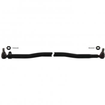 Barra de dirección FEBI BILSTEIN 39361 con tuercas de castillo y pasadores para eje delantero, compatible con Mercedes Actros MP2/MP3 (1996 en adelante)