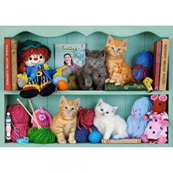 Kitten Shelves - 500 Piece Puzzle