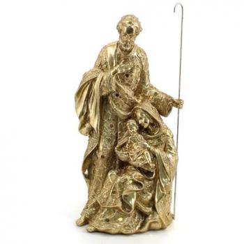 Figura Nacimiento Jesús Dorado de Resina 19x24x46cm para Jardín - Signes Grimalt