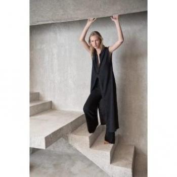 ECOALF Vestido Midi Sin Mangas Turquoisealf Negro para Mujer