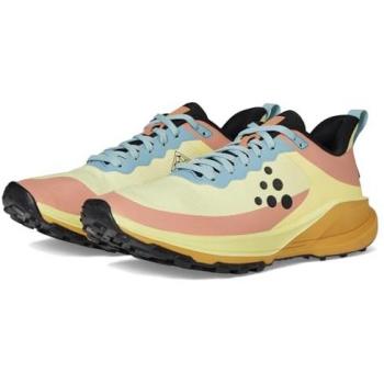 Craft Pure Trail X Men's Running Shoes - Pink/Lime, Size 8