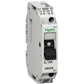 Disyuntor Magnetotérmico 1 Polo 8A Schneider Electric GB2CB14, 277V AC, Id 108A, dimensiones 74mm x 15mm x 67mm