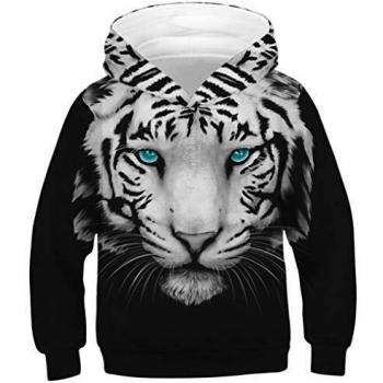 Ocean Plus Niño Colorido 3D Sudaderas con Capucha Adolescentes Pull-Over Kids Sudadera Manga Larga Hoodie