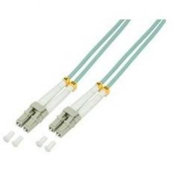 Cable de conexión de fibra óptica LogiLink LC dúplex OM3 1,0 m