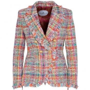 Blazer cruzado con desflecado de The Extreme Collection