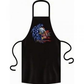 Stars And Stripes Eagle Delantal Talla Única Fb Negro
