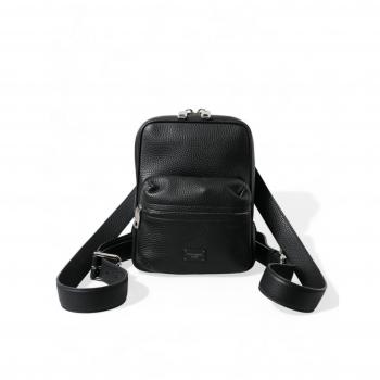 Dolce & Gabbana Black Calfskin Leather Logo Palermo Backpack Bag