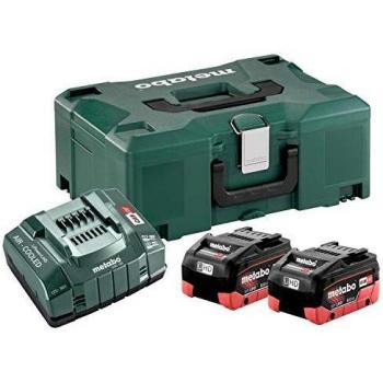 METABO 685131000 - Combo bateria + cargador Basic-Set 2x LiHD 8,0 Ah