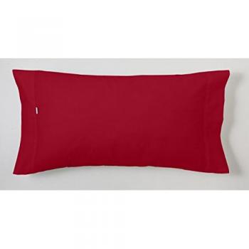Funda de Almohada Burdeos 45 x 110 cm - 50% Algodón, 50% Poliéster, 144 Hilos