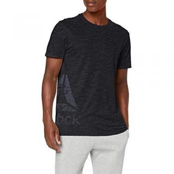 Reebok Te Marble Group Camiseta, Hombre, Negro, S