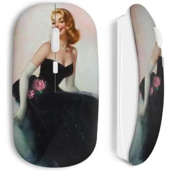 Ratón Inalámbrico Pin Up Pintado