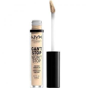 NYX Professional Makeup Can't Stop Won't Stop Liquid Concealer, Shade 01 Pale, 3.5 ml