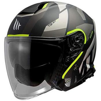 MT HELMETS THUNDER 3 SV JET BOW A3 MATT Fluor YELLOW M