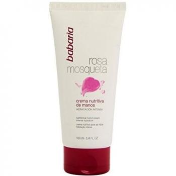 Babaria – Crema nutritiva de manos con aceite Rosa Mosqueta - 2 x 100 ml