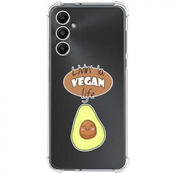 Funda Silicona Antigolpes para Samsung Galaxy A05s Diseño Vegan Life con Dibujos