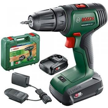Bosch UniversalDrill - taladro y atornillador a batería, 18V