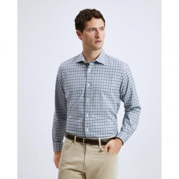 Emidio Tucci - Camisa sport cuadros de invierno Regular Fit de hombre