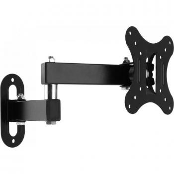 Soporte de Montaje en Pared Ajustable para TV de Pantalla Plana con Inclinación de 15 Grados y Llave Pequeña para Monitor LED