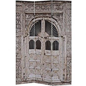 Biombo DKD Home Decor Lienzo Madera MDF