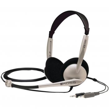 Cuffie con microfono CS100 - Bianco/nere