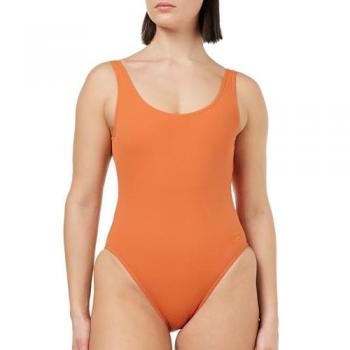 Bañador Speedo Textured Deep U-Back One Piece naranja mujer - 32