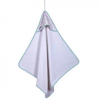 Little Dutch 3382 Serviette de bain à capuche Little Hearts Dimensions : 75 x 75 cm