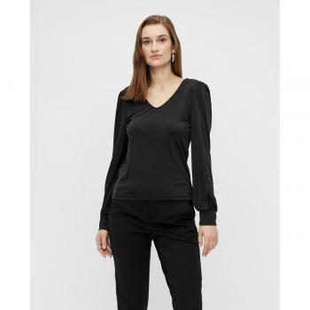 Top de mujer Object con mangas de volumen y escote en pico