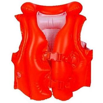 Intex - Chaleco hinchable Intex naranja con hebillas - 50x47 cm - 58671EU