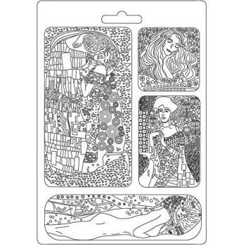 STAMPERIA INTERNATIONAL, KFT Molde Blando A4 Klimt Masterpieces, Various