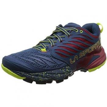 La Sportiva Akasha, Zapatillas de montaña Hombre, Opal/Chili, 39 EU