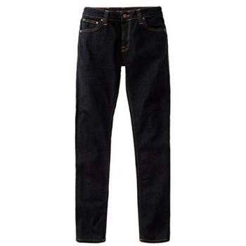 Nudie Jeans Unisex Skinny Lin Dry Deep Orange Denim Pants 25/28
