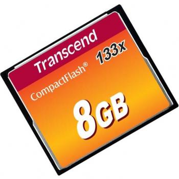 Transcend 8GB CF Card (133X) compact flash memory card
