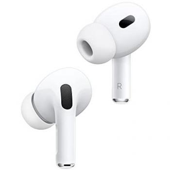 Apple AirPods Pro 2nd Generation Wireless In-Ear Headphones with MagSafe Charging Case USB-C - Refurbished White
