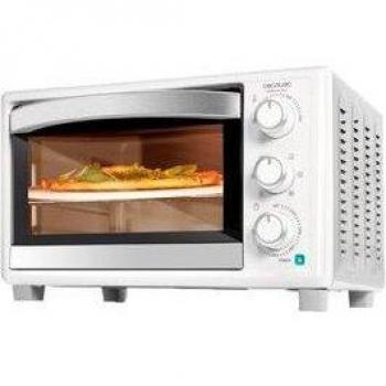 Cecotec Bake&Toast 2600 4Pizza Horno de Sobremesa 1500W 26L con Piedra para Pizza Blanco