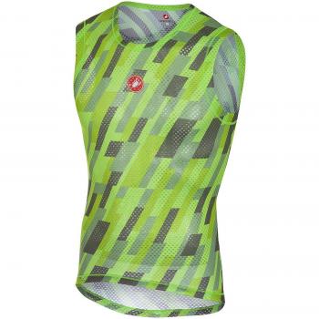 Castelli Camiseta Térmica Sin Mangas Ciclismo 2018 Pro Mesh Pro Verde