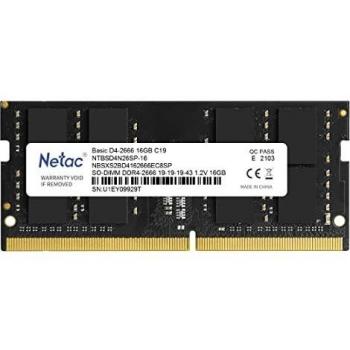 Netac Basic SO-DIMM DDR4 2666MHz 16GB CL19