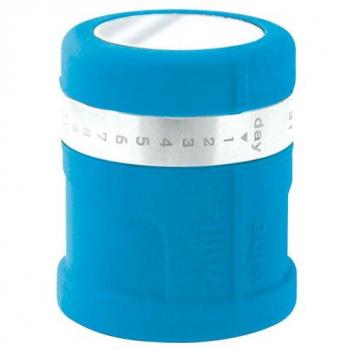 Pulltex - AntiOx Wine Stopper - Tapón antioxidante para botellas de vino - Blue Color - Soft Pack