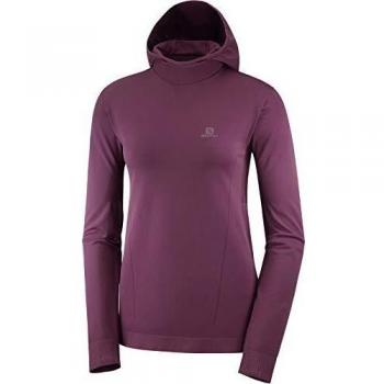 SALOMON Agile Sudadera, Mujer, Winetasting, m