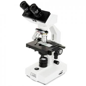 Celestron Labs CB1000CF 40-1000x Binocular Compound Microscope with Adjustable Stage and Prepared Slides