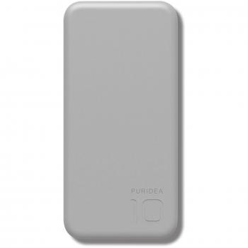 Puridea 78101 Polímero de litio 10000mAh Plata batería externa - Baterías externas