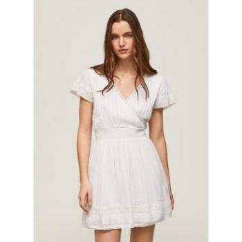 Vestido Bordado Poete Blanco Pepe Jeans