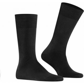 Calcetines FALKE Cool 24/7 para hombre - Algodón orgánico, Negros, Talla 39-40