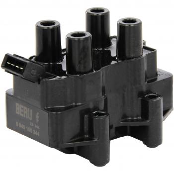 Bobina de encendido Beru ZS344 para OPEL Astra G, Vectra B - 12V, versión de conexión dentada